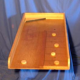 Jeu du palet en U - 
But : lancer les palais afin d’atteindre le maximum de points